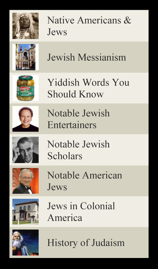Jewish Lists 1.0