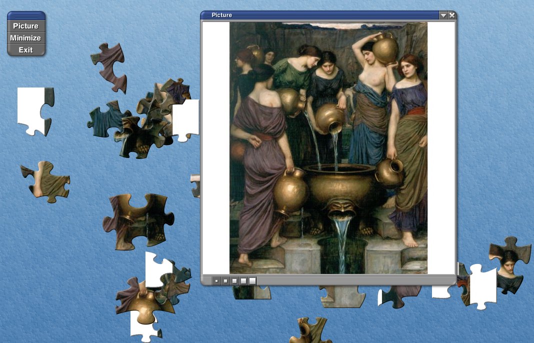 John William Waterhouse - The Danaides Puzzle game 1.5