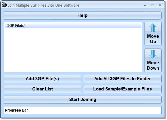 Join Multiple 3GP Files Into One Software 7.0