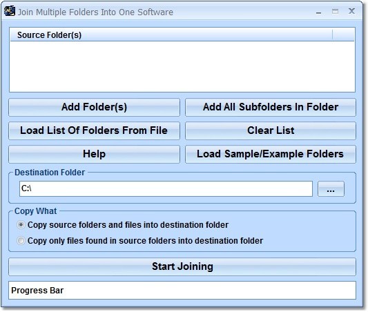 Join Multiple Folders Into One Software 7.0