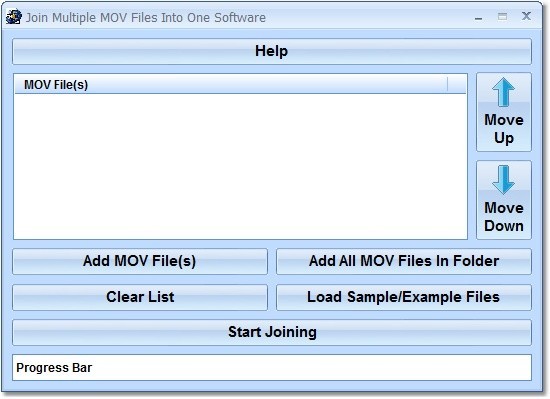 Join Multiple MOV Files Into One Software 7.0