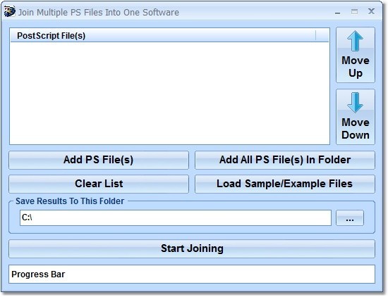 Join Multiple PS Files Into One Software 7.0