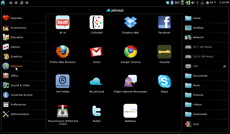 Joli OS for Linux 1.2