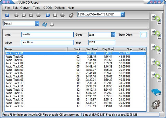 Jolix CD Ripper 1.2.0