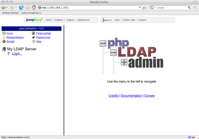 JumpBox for the OpenLDAP Directory Server 1.1.4