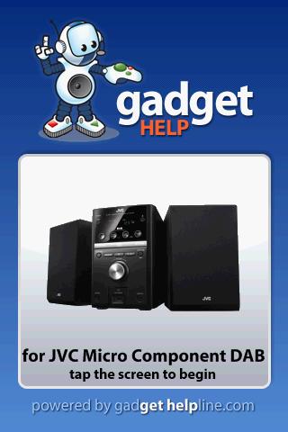 JVC Micro DAB - Gadget Help 1.0