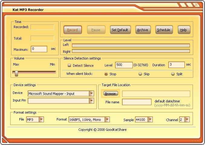 Kat MP3 Recorder 4.2.0