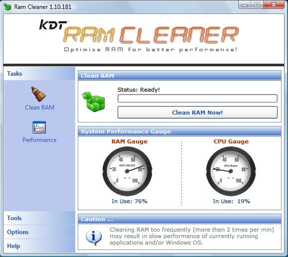 KDT Soft. RAM Cleaner 1.10