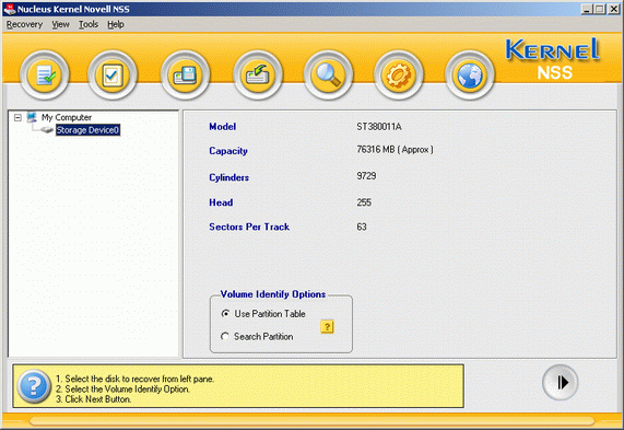 Kernel Novell NSS Data Recovery Software 4.03