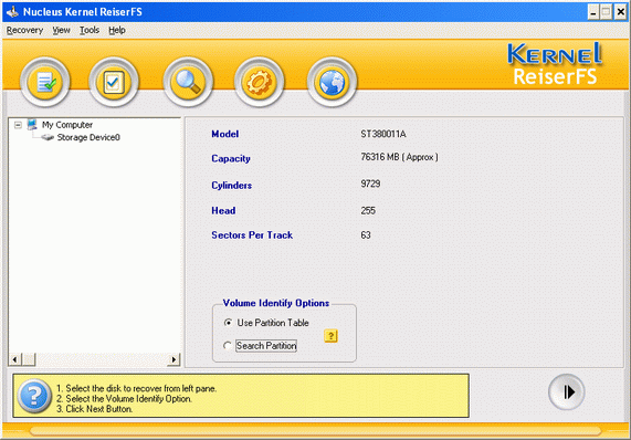 Kernel ReiserFS - Data Recovery Software 4.02