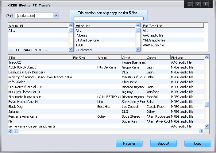 KIKEE iPod to PC Transfer 3.0.1