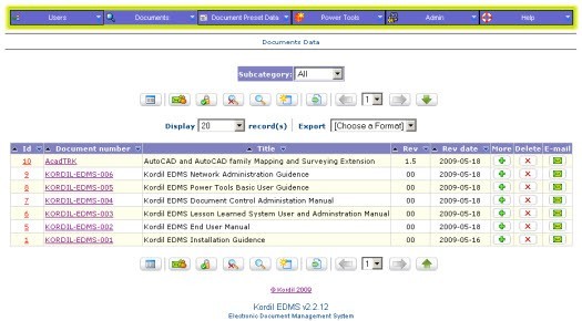 Kordil EDMS Document Management System 2.2