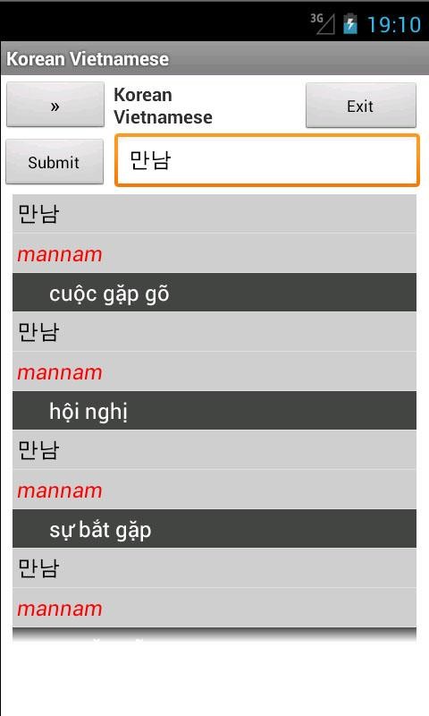 Korean Vietnamese Dictionary 3.0