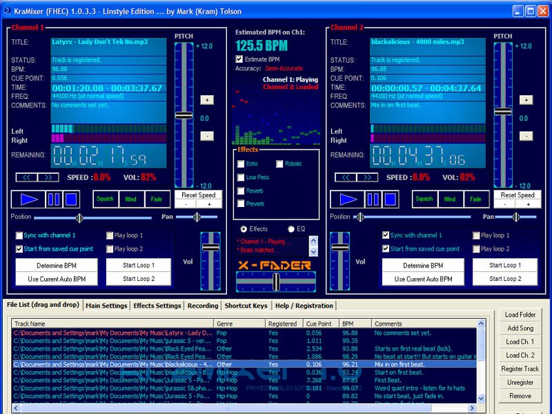 KraMixer DJ Software 1.0.3.3
