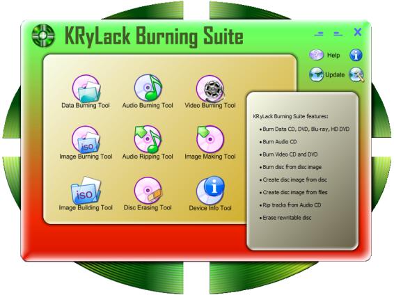 KRyLack Burning Suite Free 1.20.05