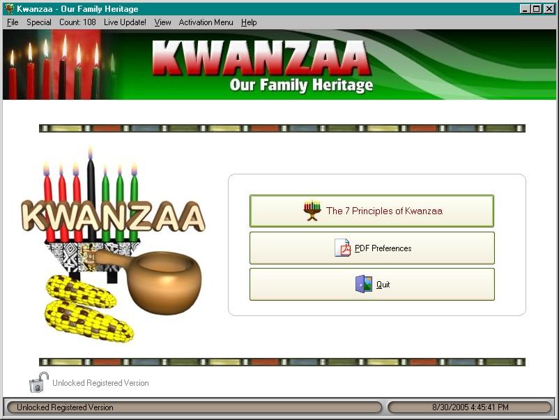 Kwanzaa - Our Family Heritage 2.3