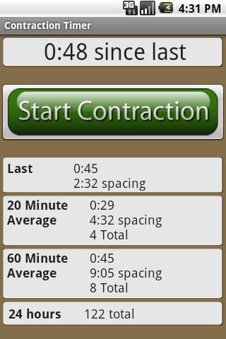 Labor and Contraction Timer 1.3.2