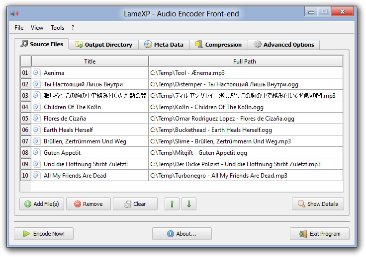 LameXP 4.06 Build 1170