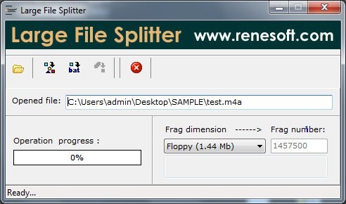 Large File Splitter 1.0.2