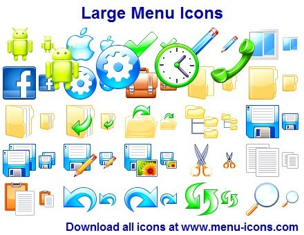 Large Menu Icons 2012