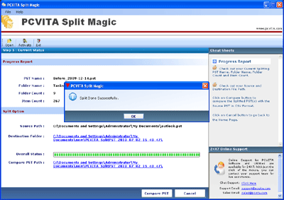 Large PST File Splitter 2.2