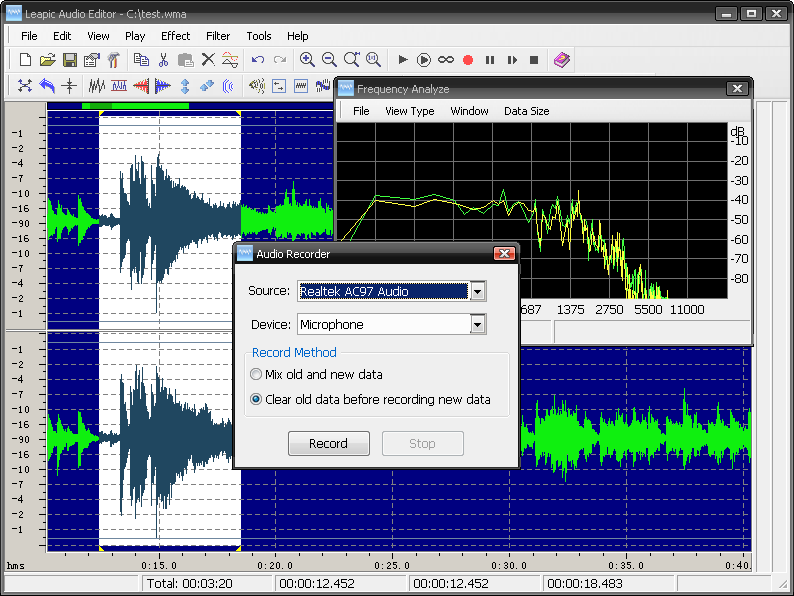 Leapic Audio Editor 2.20