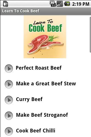 Learn To Cook Beef 1.0