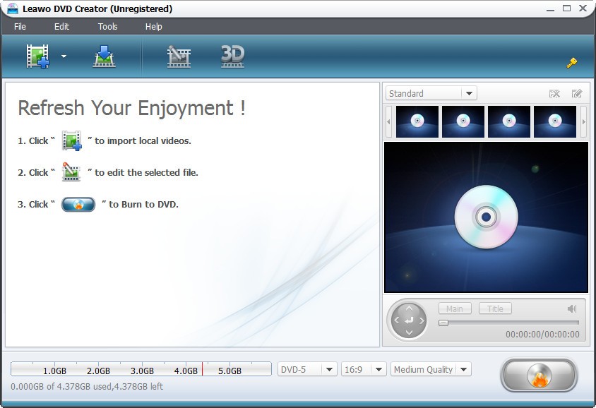 Leawo AVI to DVD Converter 5.3.0.0