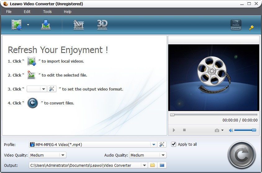 Leawo AVI to Video Converter 5.4.0.0