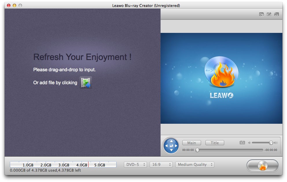 Leawo Blu-ray Creator for Mac 2.0.0