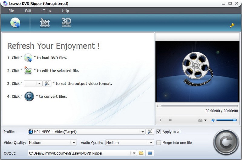 Leawo DVD to MPEG4 Converter 5.3.0.0