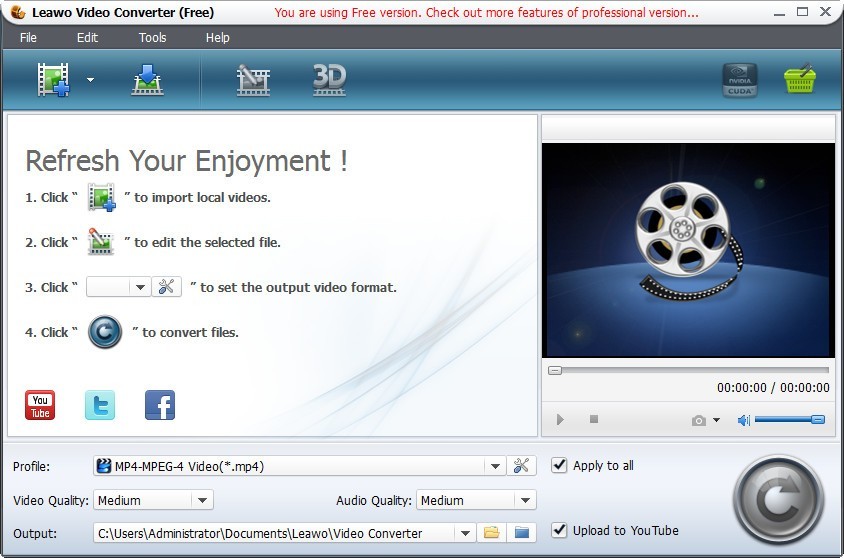 Leawo Free Video Converter 5.3.0.0