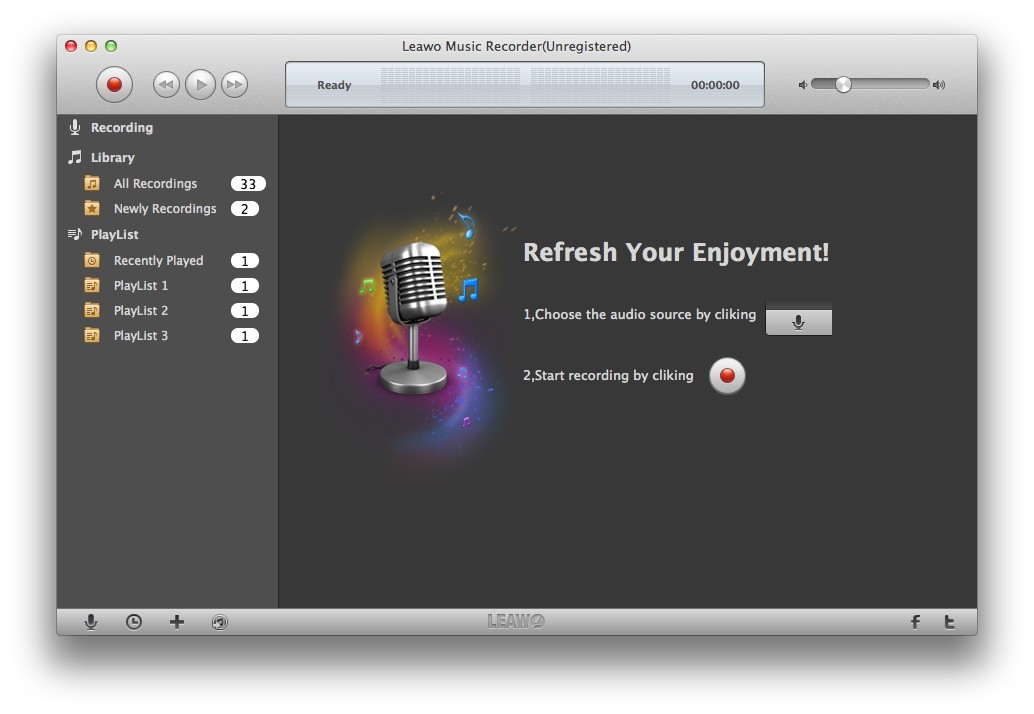 Leawo Music Recorder for Mac 2.2.0