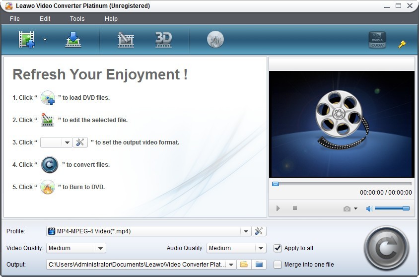 Leawo Video Converter Platinum 5.0.0.0