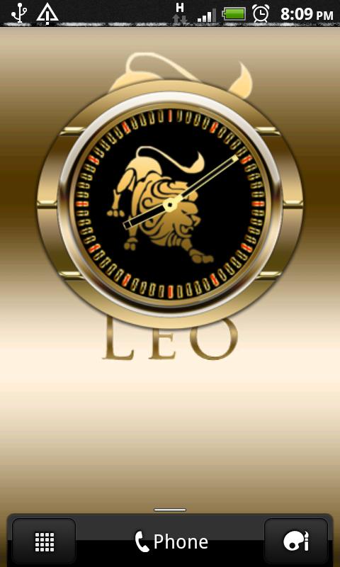 LEO - Zodiac Clock 2.0