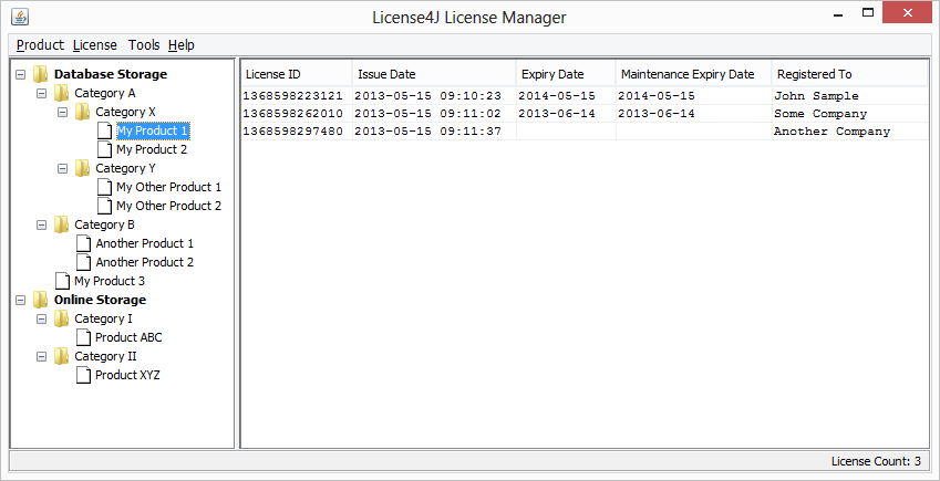 License4J License Manager 4.4.2