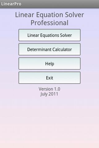 Linear Algebra Pro 1.0