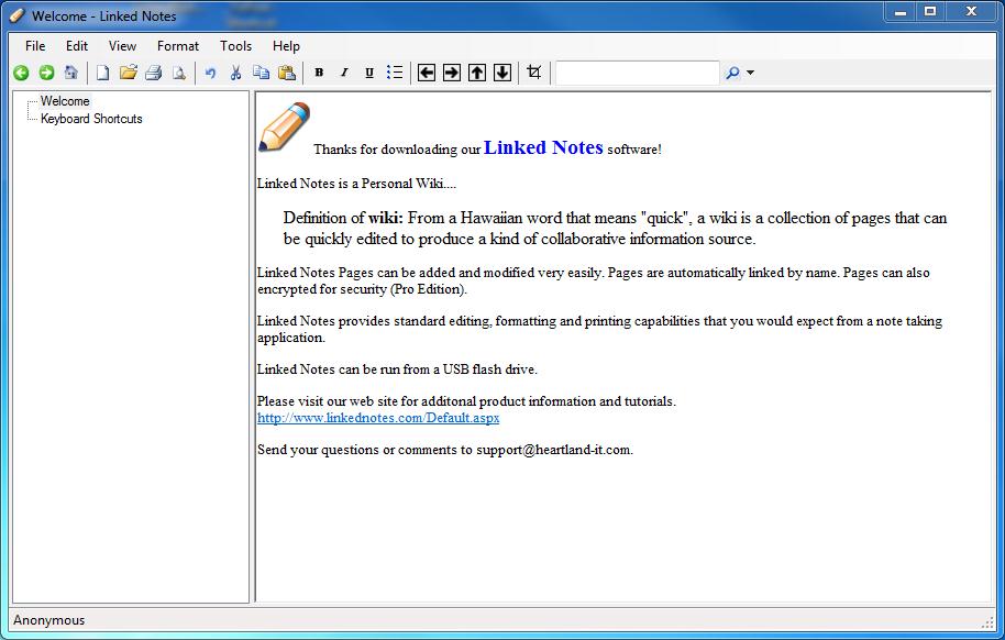 Linked Notes Free 2.2