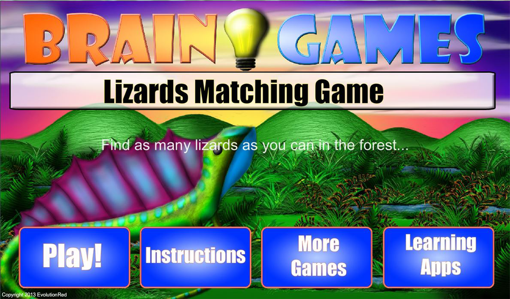 Lizards Matching Game 1.0.0