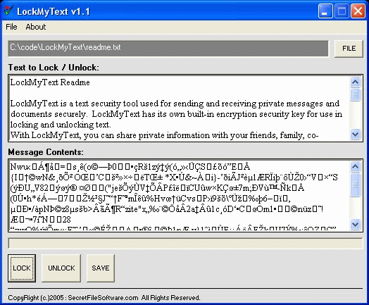 LockMyText 1.1