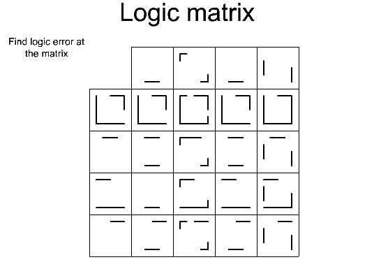 Logic Matrix logic game 6