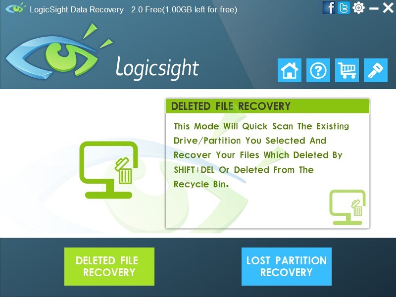 LogicSight Data Recovery Free 2.0