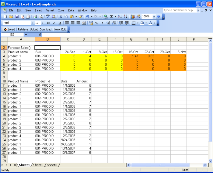 Lokad Excel Sales Forecasting 1.0.0