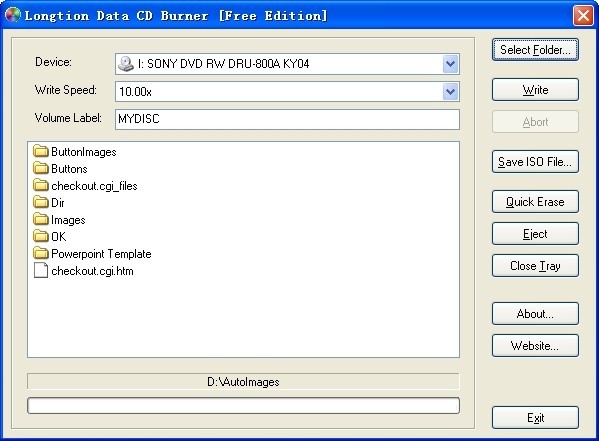 Longtion Data CD Burner 2.0