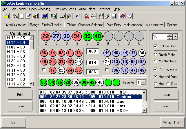 Lotto Logic Lottery Software 7.2.2