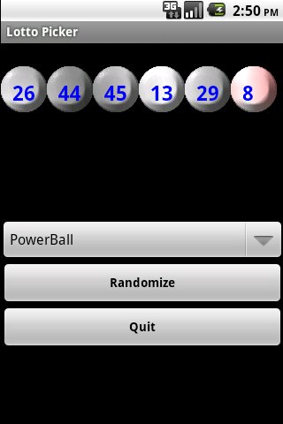 Lotto Number Picker 1.0