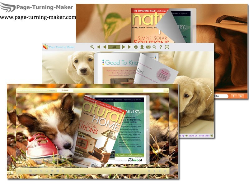 Lovely Dog Theme for Page Turning Book 1.0