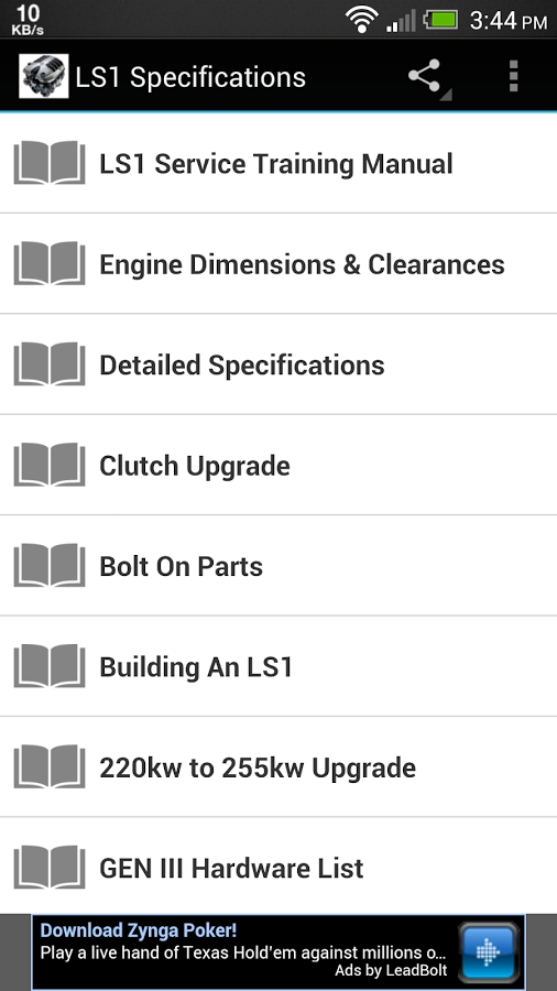 LS1 Specifications 1.0