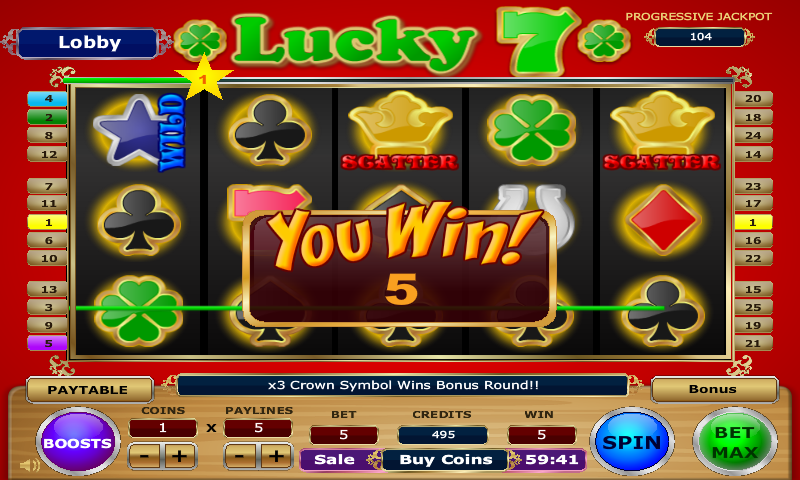 Lucky Seven Slots Plus 1.54