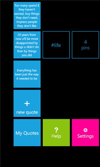 Lumia Quote Tiles 1.2.0.0